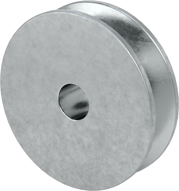 Tahrik Kasnağı, 4 L için, A V-Kayışları, 2.5" OD, 1/2" Mil Çapı için