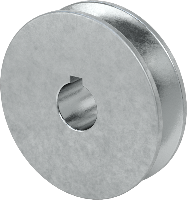 Tahrik Kasnağı, 4 L için, A V-Kayışları, 2.5" OD, 5/8" Mil Çapı için