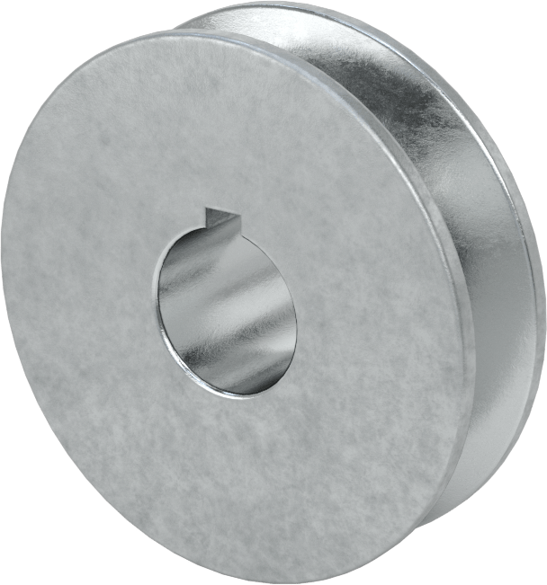 Tahrik Kasnağı, 4 L için, A V-Kayışları, 2.5" OD, 3/4" Mil Çapı için