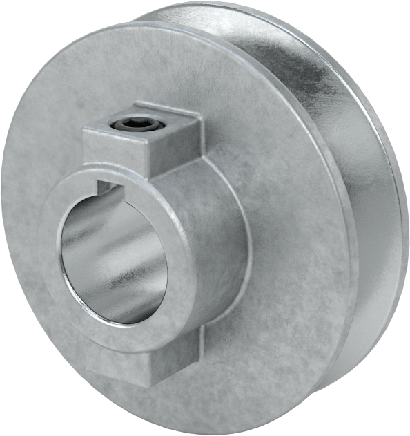 Tahrik Kasnağı, 4 L için, A V-Kayışları, 2.5" OD, 3/4" Mil Çapı için