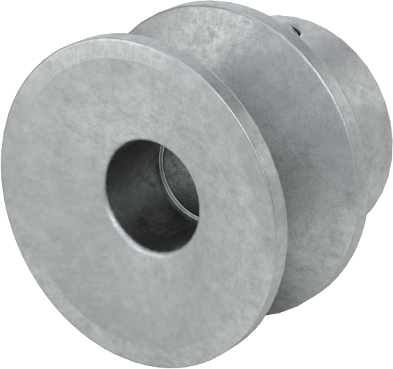 Tahrik Kasnağı, 3L V-Kayışları için, 1" OD, 5/16" Mil Çapı için