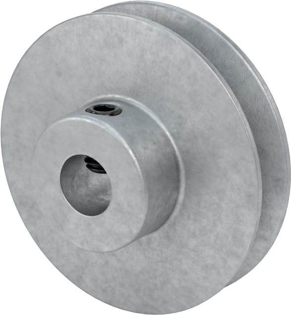 Tahrik Kasnağı, 3L V-Kayışları için, 2.5" OD, 1/2" Mil Çapı için