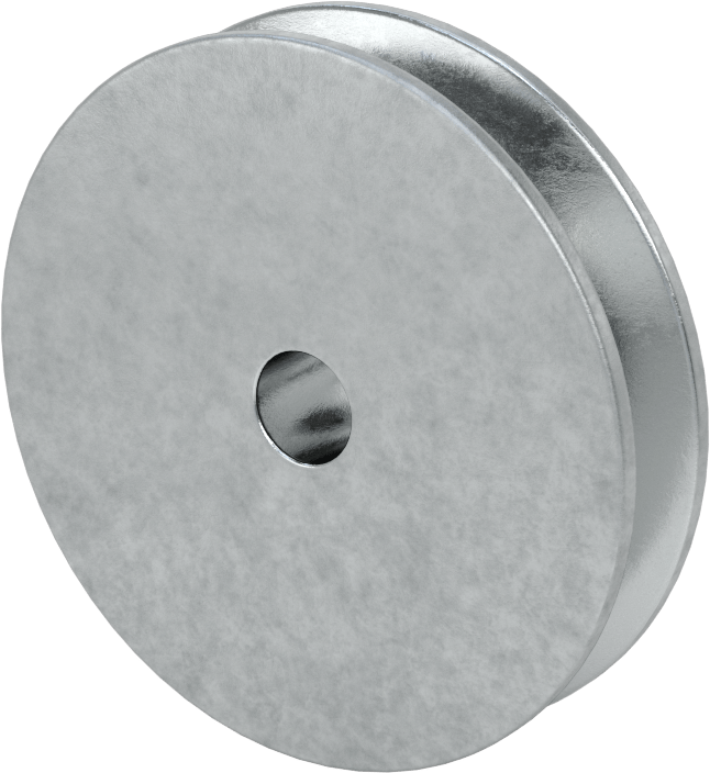 Tahrik Kasnağı, 4 L için, A V-Kayışları, 3.25" OD, 1/2" Mil Çapı için