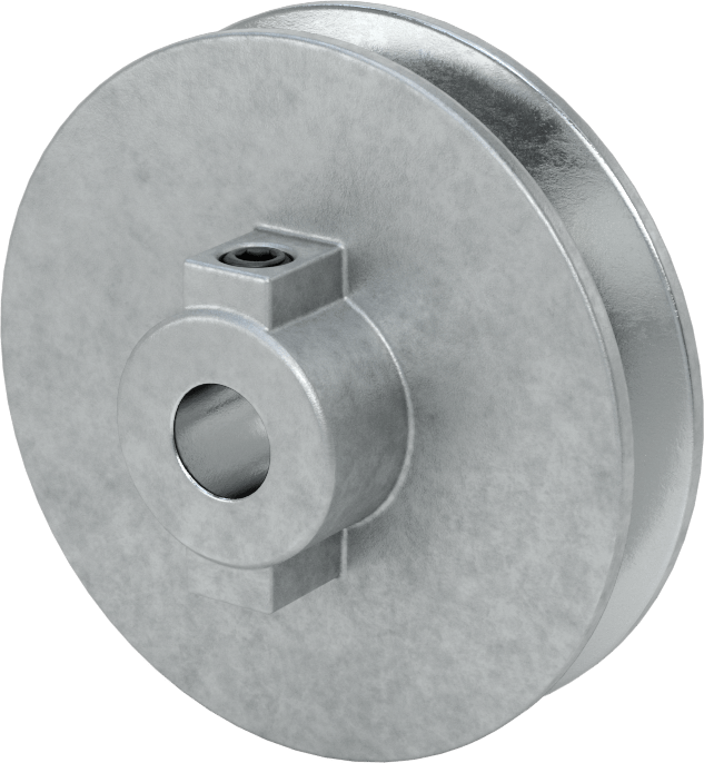 Tahrik Kasnağı, 4 L için, A V-Kayışları, 3.25" OD, 1/2" Mil Çapı için