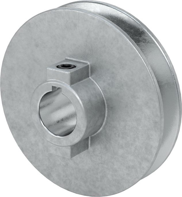Tahrik Kasnağı, 4 L için, A V-Kayışları, 3.25" OD, 3/4" Mil Çapı için