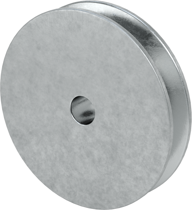 Tahrik Kasnağı, 4 L için, A V-Kayışları, 3.5" OD, 1/2" Mil Çapı için