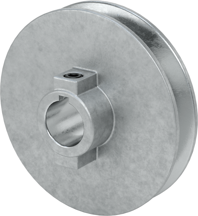 Tahrik Kasnağı, 4 L için, A V-Kayışları, 3.5" OD, 3/4" Mil Çapı için