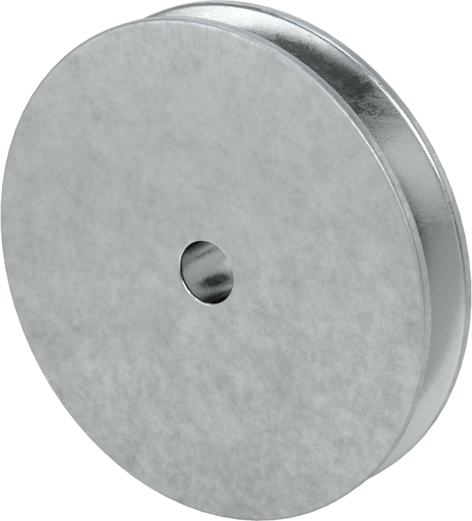 Tahrik Kasnağı, 4 L için, A V-Kayışları, 4" OD, 1/2" Mil Çapı için
