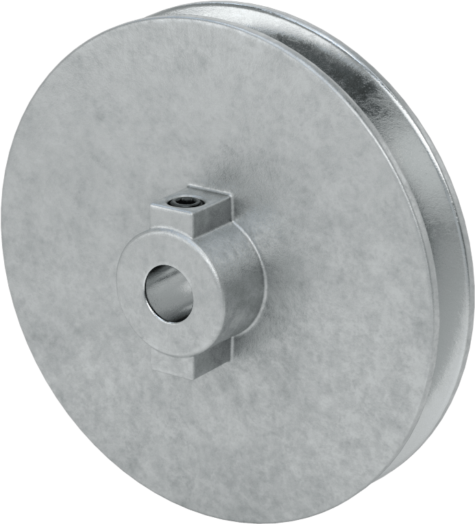 Tahrik Kasnağı, 4 L için, A V-Kayışları, 4.5" OD, 1/2" Mil Çapı için
