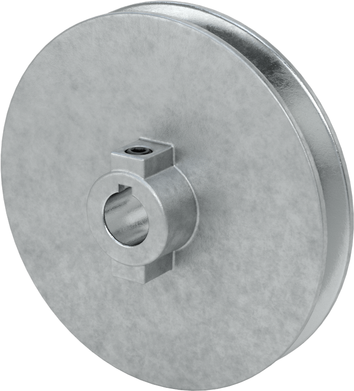 Tahrik Kasnağı, 4 L için, A V-Kayışları, 4.5" OD, 5/8" Mil Çapı için