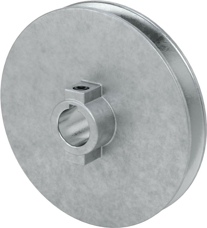 Tahrik Kasnağı, 4 L için, A V-Kayışları, 4.5" OD, 3/4" Mil Çapı için