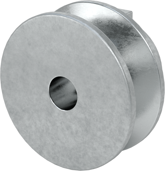 Tahrik Kasnağı, 4 L için, A V-Kayışları, 1.75" OD, 3/8" Mil Çapı