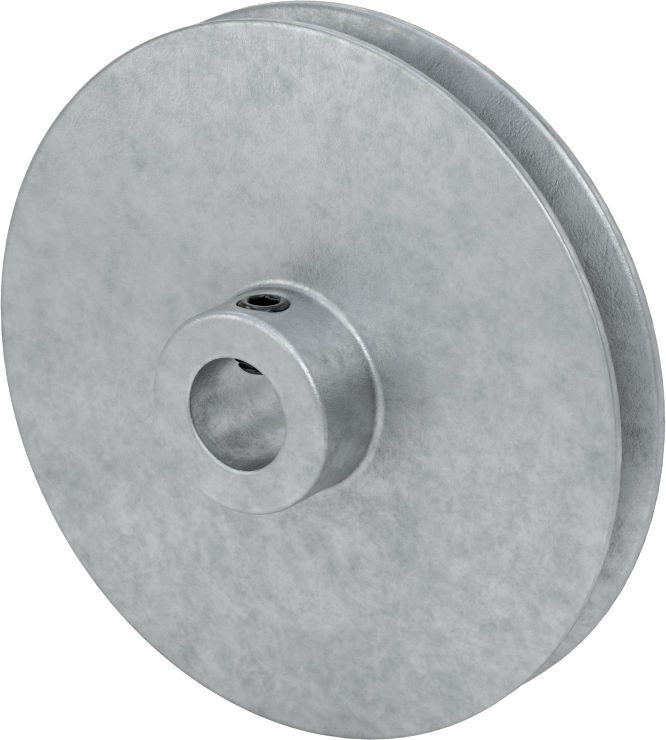 Tahrik Kasnağı, 3L V-Kayışları için, 4" OD, 5/8" Mil Çapı için