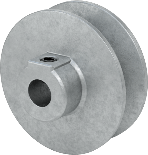 Tahrik Kasnağı, 4 L için, A V-Kayışları, 2" OD, 3/8" Mil Çapı