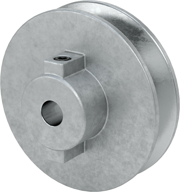 Tahrik Kasnağı, 4 L için, A V-Kayışları, 2.75" OD, 3/8" Mil Çapı