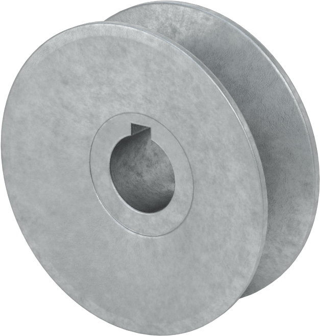 Tahrik Kasnağı, 5L için, B V-Kayışları, 2.5" OD, 5/8" Mil Çapı için