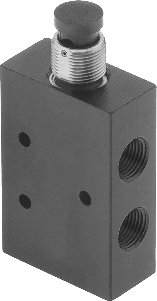 Hava Yön Kontrol Vanası, Yaylı Geri Dönüş ile, 1/8 NPT Dişi, 16 scfm