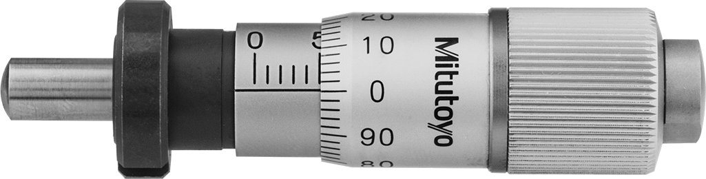 Hassas Ayarlı Mitutoyo Mikrometre Kafası, 0 mm ila 6,5 mm Ölçüm Aralığı, 0,002 mm Artımlar