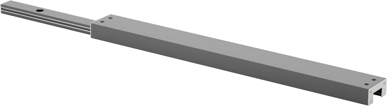 Yüksek Yük Düşük Sürtünmeli Teleskopik Kayan, 1/2“ Genişlik x 10” Uzunlukta Ray
