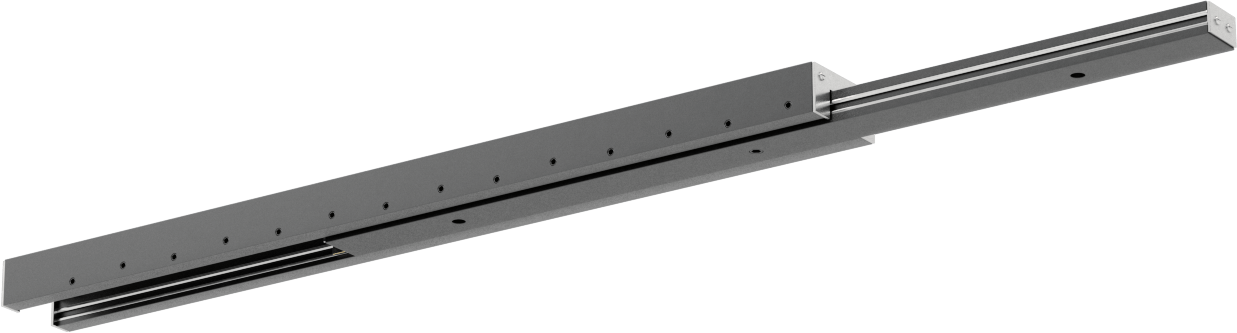 Yüksek Yük Düşük Sürtünmeli Teleskopik Kayan, 1/2“ Genişlik x 10” Uzunlukta Ray