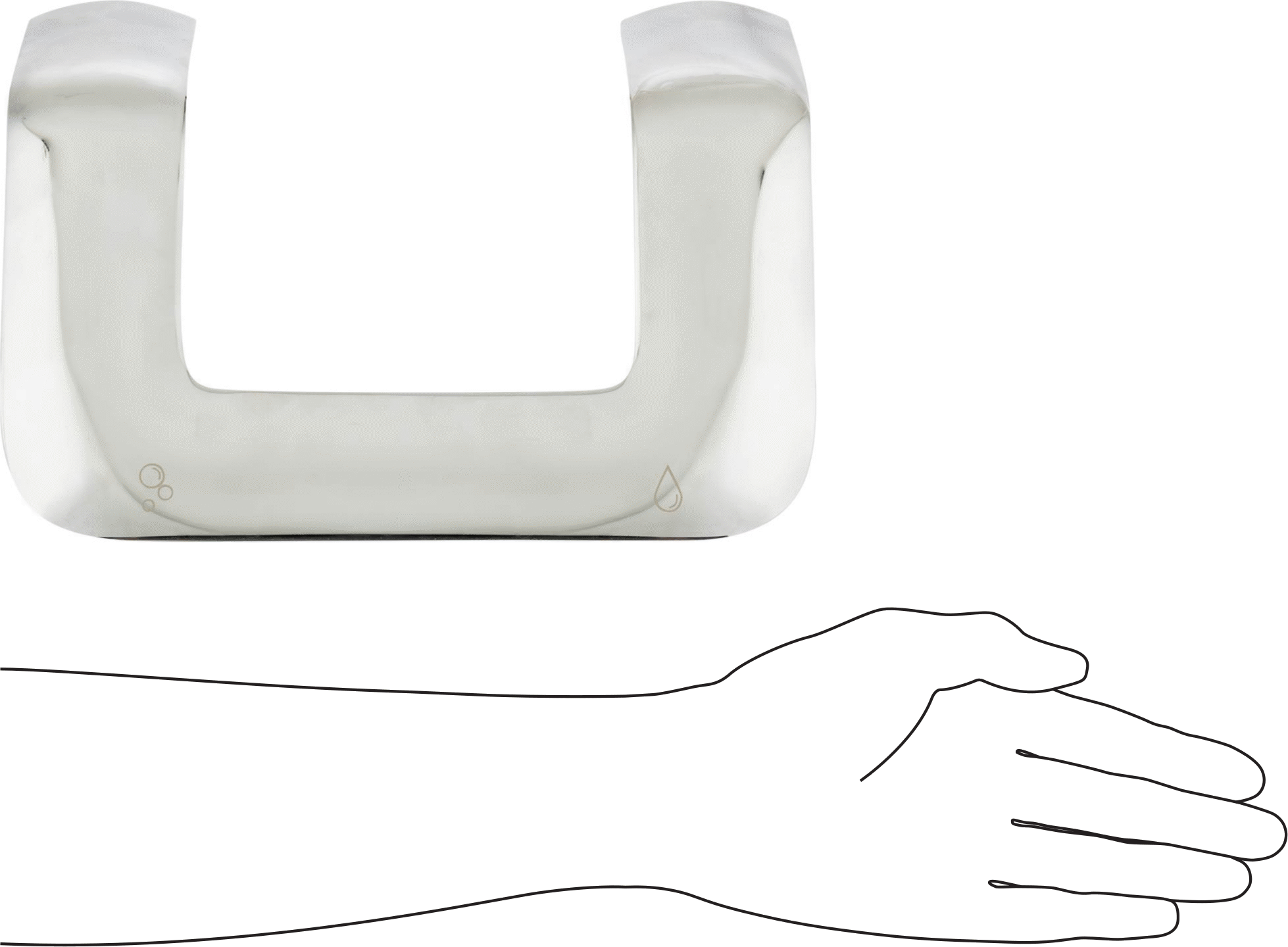 Sabunluklu Dokunmatik Lavabo Bataryası, ve Havalandırıcı, Alt Giriş, Lavabo Montajı, 1/4" Boru Dış Çapı için