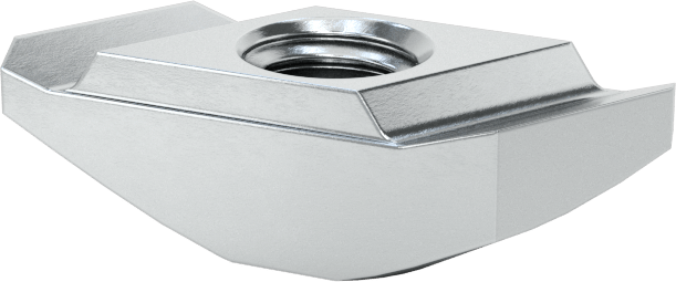 Ağır Hizmet Tipi Kilitli Yivli Bağlantı Parçası, 40 mm Yüksek Ray için Tek Takmalı Somun