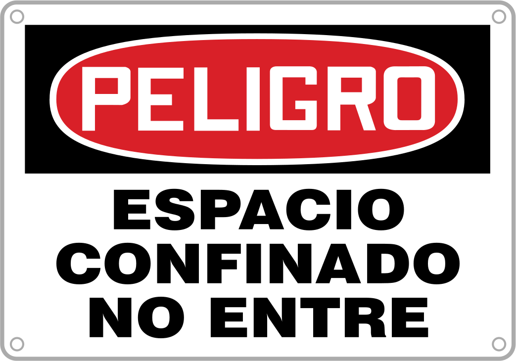 Peligro—Espacio

Confinado No Entre