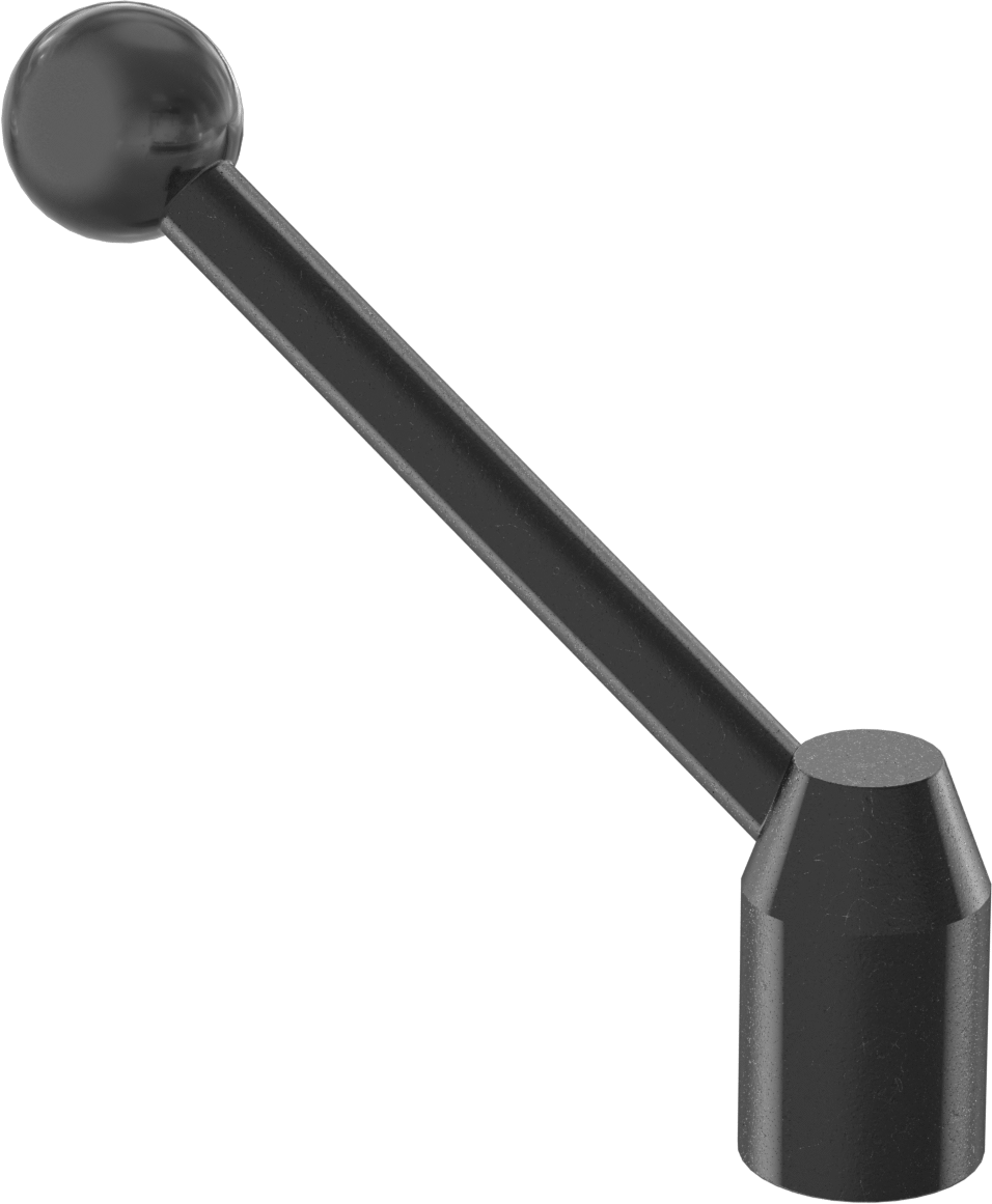 Çelik Ayarlanabilir Tutamak, 5/8"-11 Dişli Delik ile, 4-1/16" Çıkıntı
