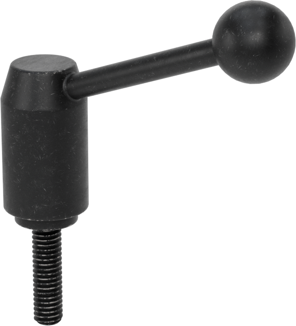 Çelik Ayarlanabilir Tutamak, 5/16“-18 Dişli 1-3/16” Uzunlukta Saplama, 2-3/4" Çıkıntı