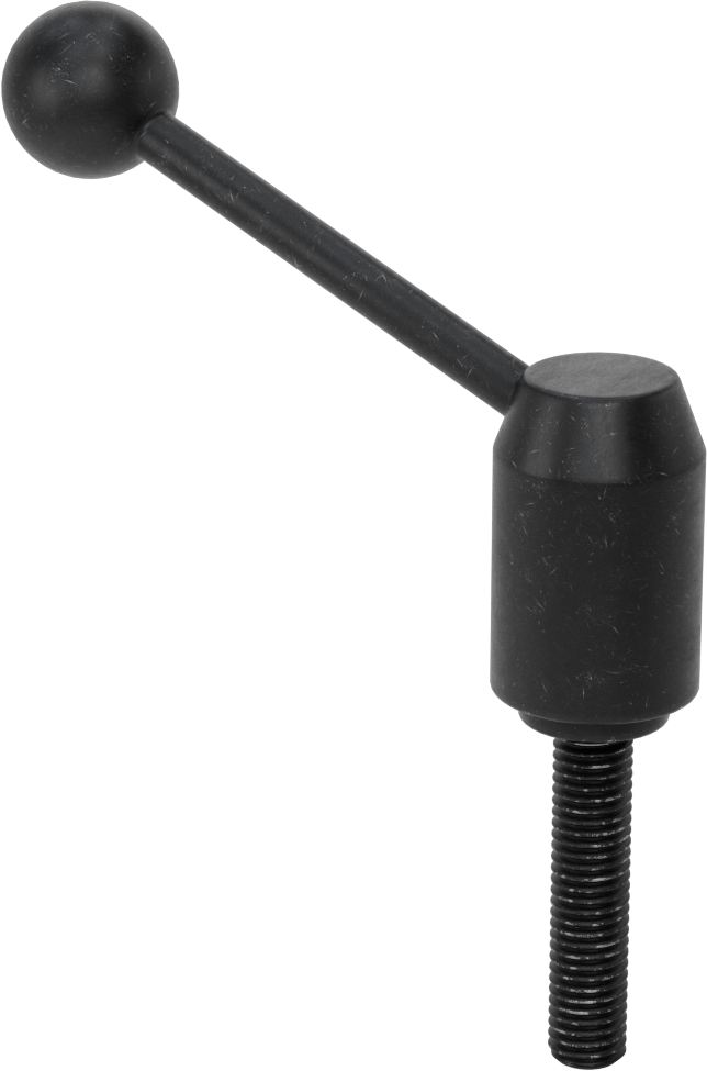 Çelik Ayarlanabilir Tutamak, 1/2“-13 Dişli 2-3/8” Uzunlukta Saplamalı, 4" Çıkıntı
