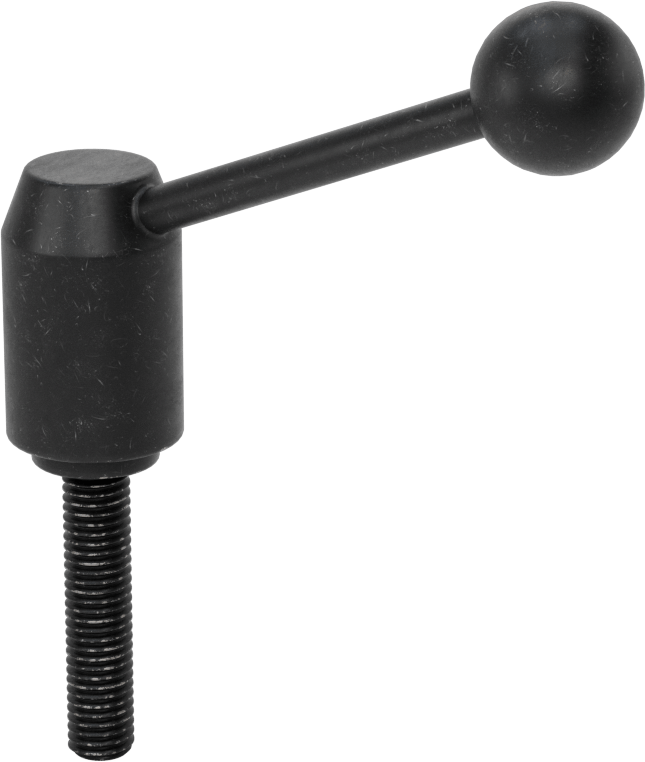Çelik Ayarlanabilir Tutamak, 1/2“-13 Dişli 2-3/8” Uzunlukta Saplamalı, 4" Çıkıntı