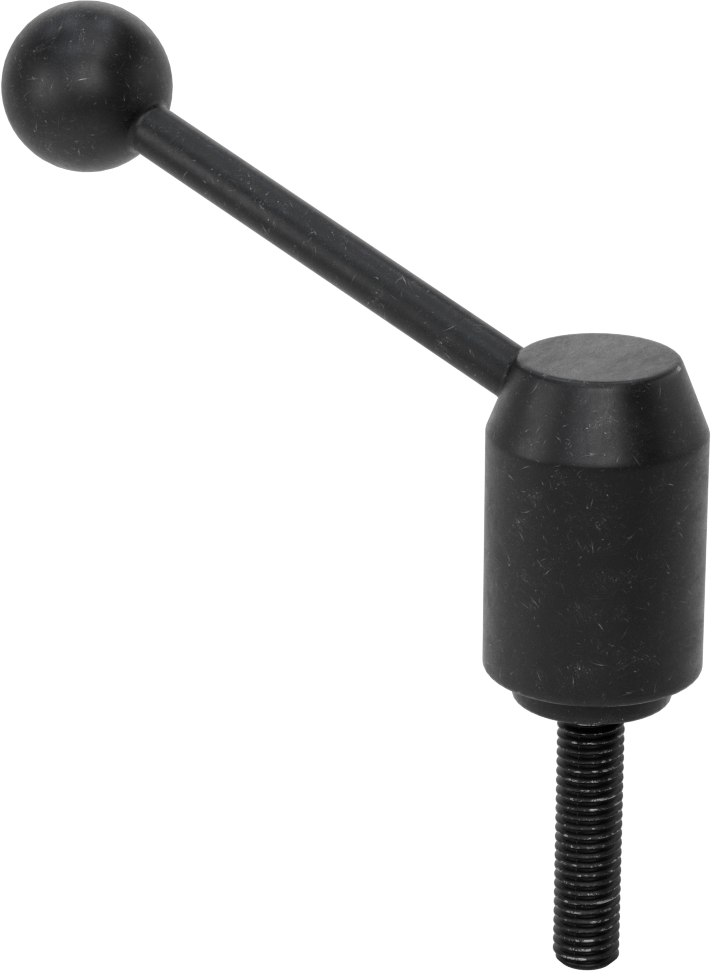 Çelik Ayarlanabilir Tutamak, 1/2“-13 Dişli 2-3/16” Uzunlukta Saplama, 4-5/8" Çıkıntı