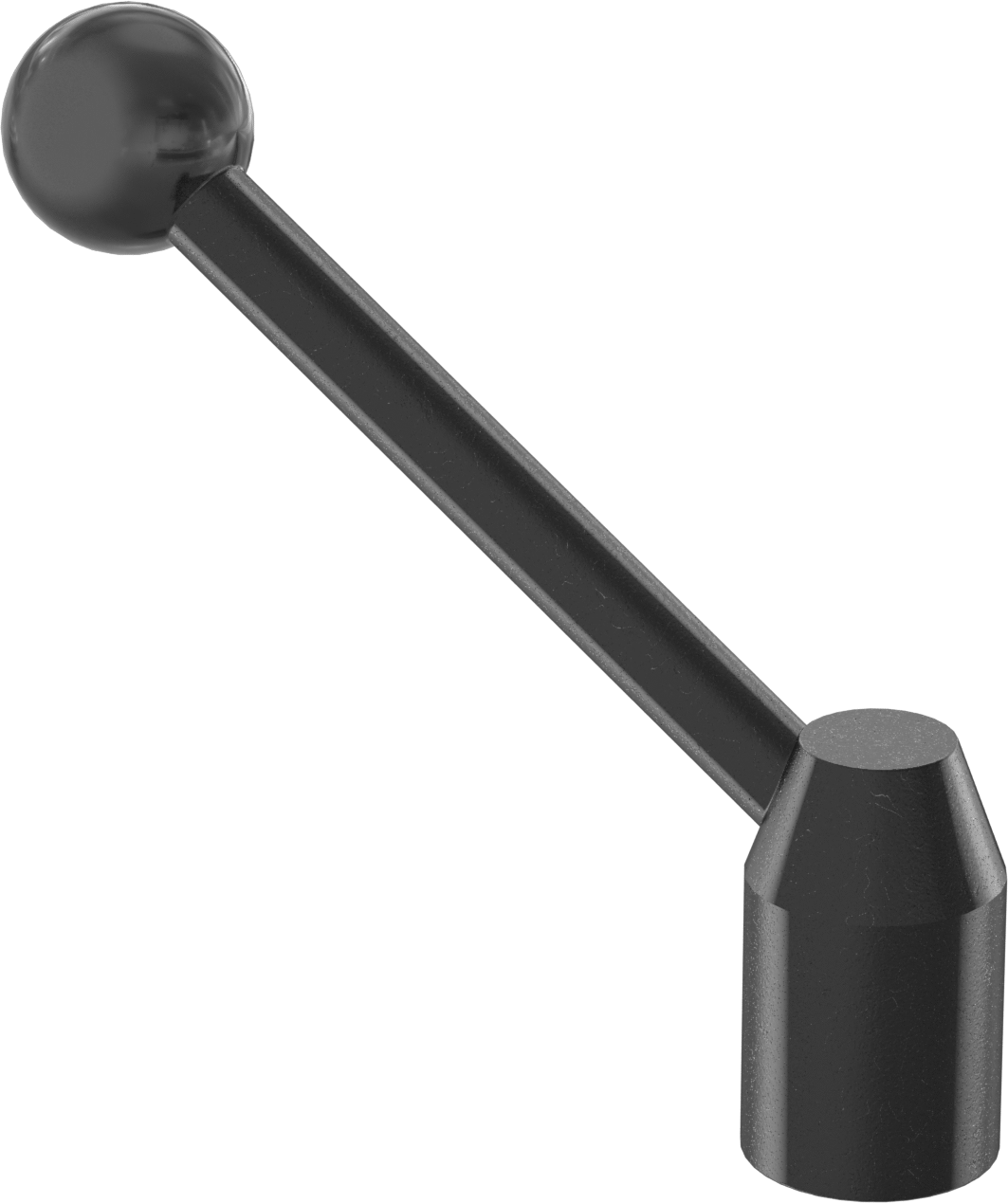 Çelik Ayarlanabilir Tutamak, 3/4"-10 Dişli Delik ile, 4-5/8" Çıkıntı