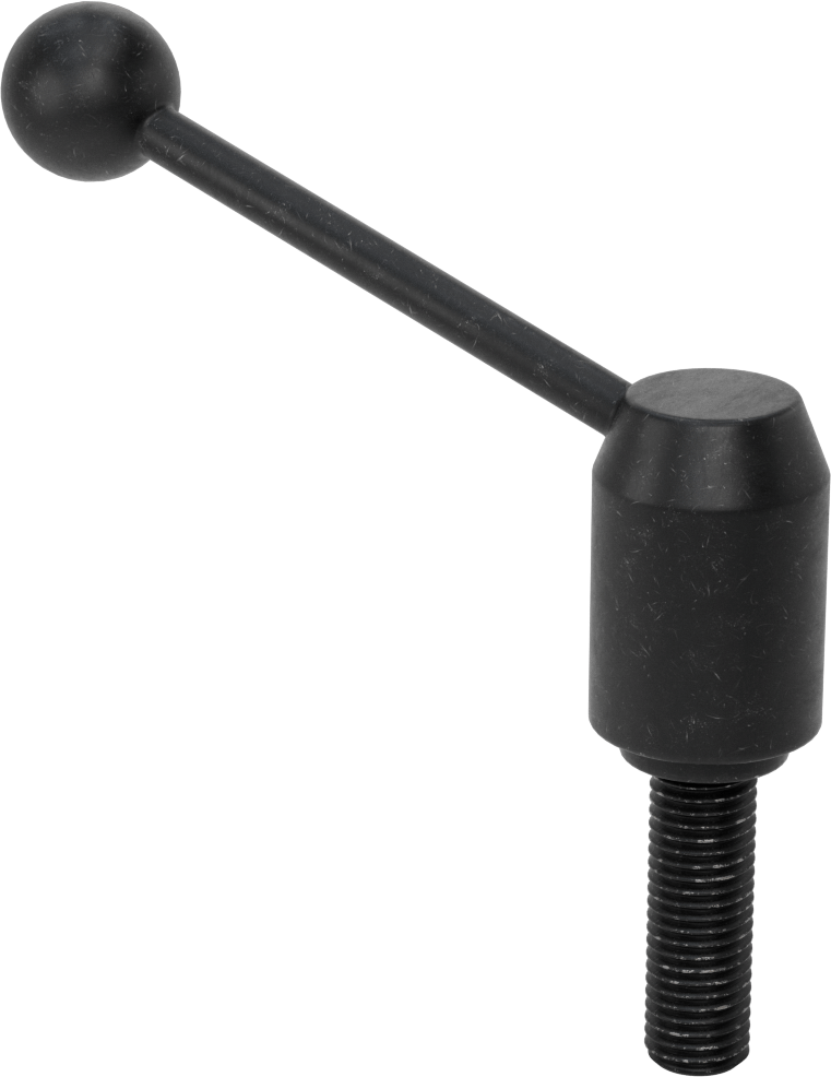 Çelik Ayarlanabilir Tutamak, 3/4“-10 Dişli 2-3/8” Uzun Saplamalı, 4-5/8" Çıkıntı