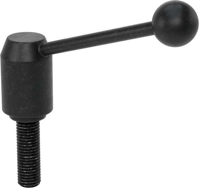 Çelik Ayarlanabilir Tutamak, 3/4“-10 Dişli 2-3/8” Uzun Saplamalı, 4-5/8" Çıkıntı