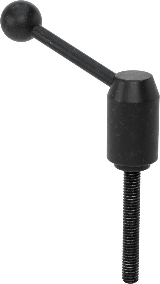 Çelik Ayarlanabilir Tutamak, 5/16“-18 Dişli 2-3/8” Uzunlukta Saplama, 2-3/4" Çıkıntı