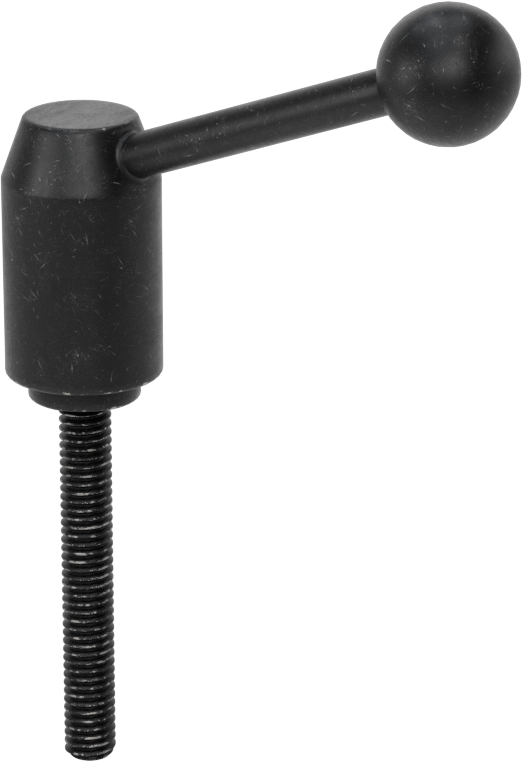 Çelik Ayarlanabilir Tutamak, 5/16“-18 Dişli 2-3/8” Uzunlukta Saplama, 2-3/4" Çıkıntı