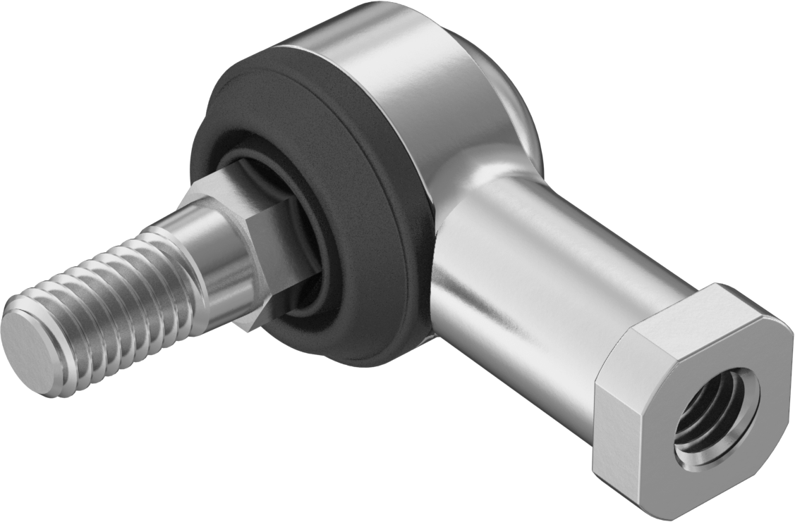 Karışık Kauçuk Contalı Rulmanlı Mafsal Bağlantısı, M8 x 1,25 mm İç Diş, Sağ El