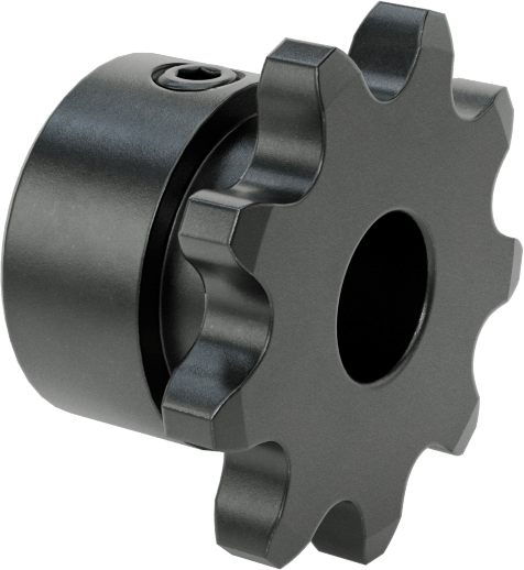 Çelik Tek Sıralı Dişli, ANSI 35 Makaralı Zincir ve 3/8" Mil Çapı için, 9 Diş
