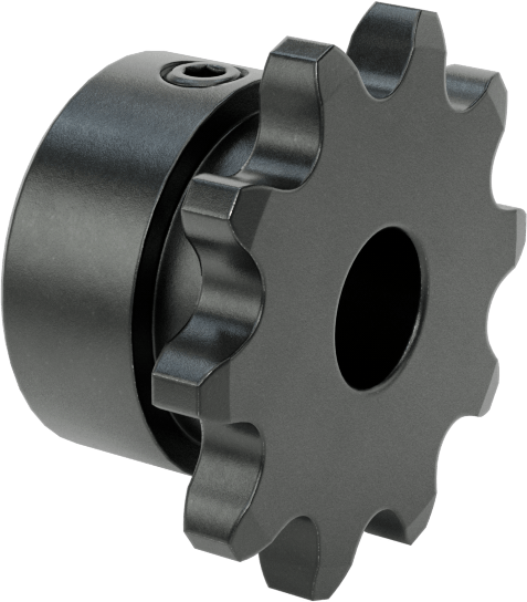 Çelik Tek Sıralı Dişli, ANSI 35 Makaralı Zincir ve 3/8" Mil Çapı için, 10 Diş