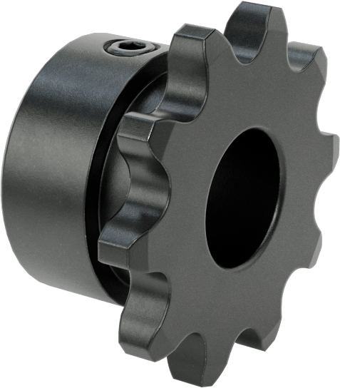 Çelik Tek Sıralı Dişli, ANSI 35 Makaralı Zincir ve 1/2" Mil Çapı için, 10 Diş