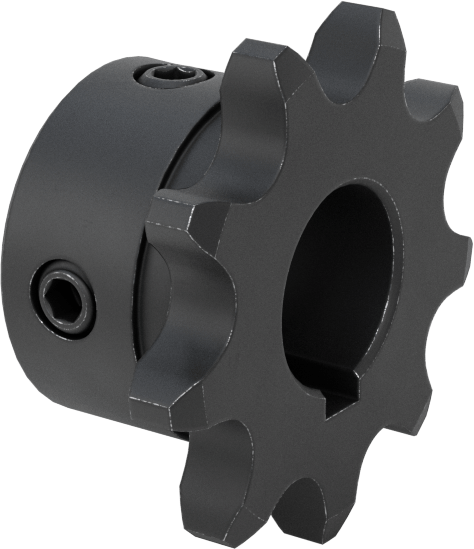 Çelik Tek Sıralı Dişli, ANSI 41 Makaralı Zincir ve 5/8" Mil Çapı için, 9 Diş