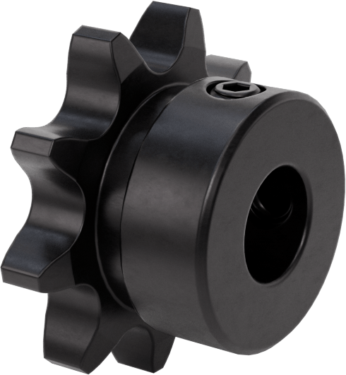 Çelik Tek Sıralı Dişli, ANSI 40 Makaralı Zincir ve 1/2" Mil Çapı için, 9 Diş