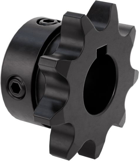 Çelik Tek Sıralı Dişli, ANSI 40 Makaralı Zincir ve 5/8" Mil Çapı için, 9 Diş