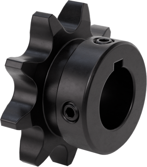 Çelik Tek Sıralı Dişli, ANSI 50 Makaralı Zincir ve 3/4" Mil Çapı, 9 Diş