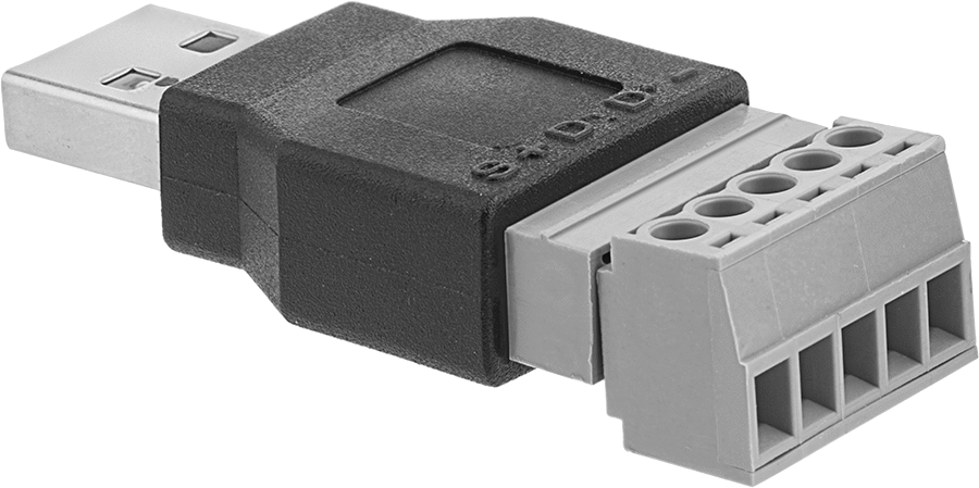 USB Kablosu, Vidalı Terminalleri Olan USB A Fişi