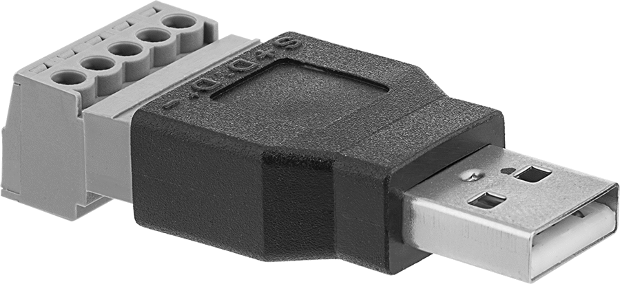 USB Kablosu, Vidalı Terminalleri Olan USB A Fişi
