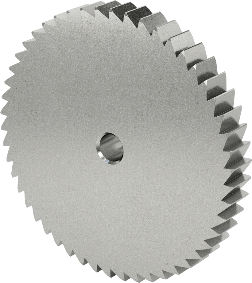 Metal Cırcır Dişlisi, 25 mm Yüz Genişliği, 50 Diş, 43 mm Toplam Genişlik