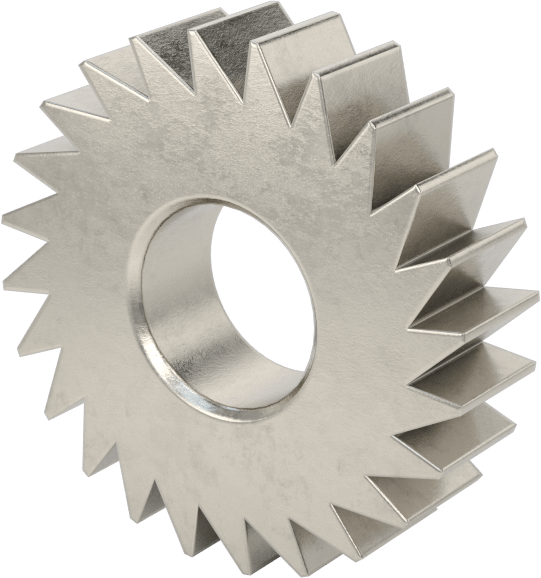 Metal Cırcır Dişlisi, 1/4" Yüz Genişliği, 24 Diş