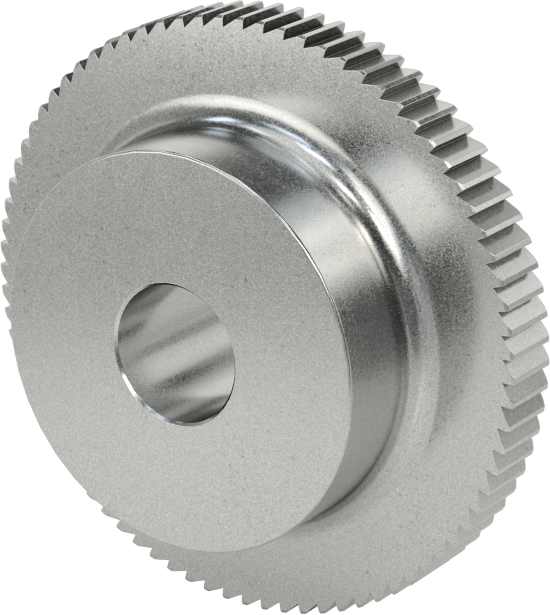 Metal Cırcır Dişlisi, 6 mm Yüz Genişliği, 80 Diş, 16 mm Toplam Genişlik
